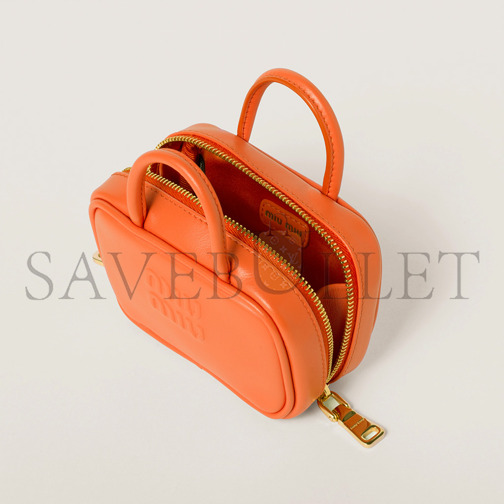 MIUMIU LEATHER MICRO BAG 5NR036 (11*7*4cm) MIUMIU LEATHER MICRO BAG 5NR036 (11*7*4cm)